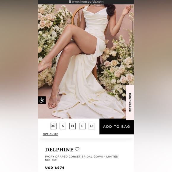 Bridal Gown. Unworn. Unopened. Untouched. House of CB - Picture 3 of 4